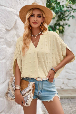 Seraphina Boho Bliss Blouse in Apricot