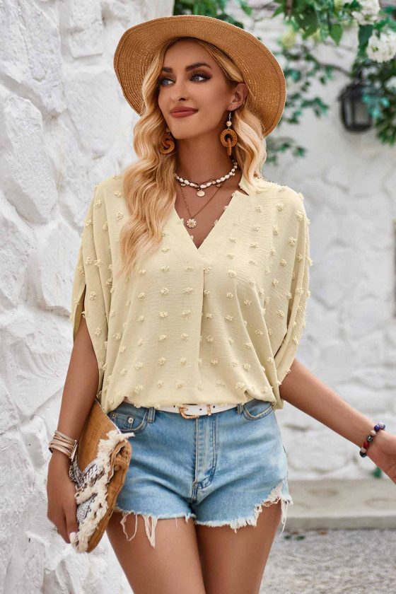 Seraphina Boho Bliss Blouse in Apricot