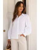 Cecilia Embroidered Puff Sleeve Shirt