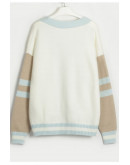 Asher Cozy Striped Sleeve Cardigan