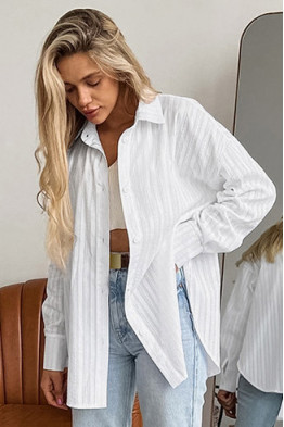 Esme White Cotton Shirt