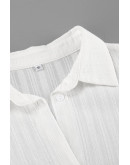 Esme White Cotton Shirt