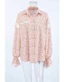 Liana Animal Print Oversized Shirt