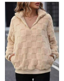 Naomi Half Zip Plush Pullover