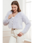 Giulia Faux Fur Crop Top