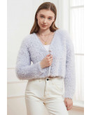 Giulia Faux Fur Crop Top