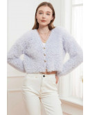 Giulia Faux Fur Crop Top