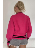 Queen of Hearts Pink Sweater