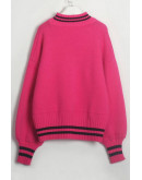 Queen of Hearts Pink Sweater