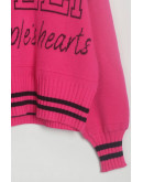 Queen of Hearts Pink Sweater