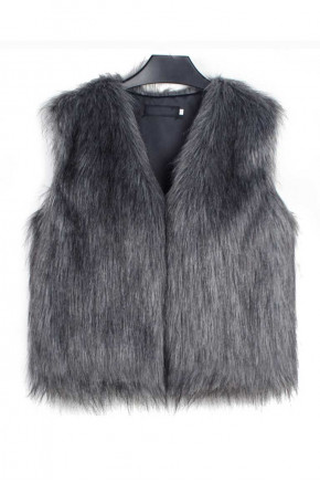 Stylish Gray Layering Vest