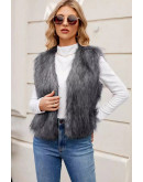Stylish Gray Layering Vest