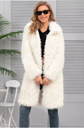 Anita Open Front White Coat