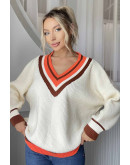Awesome Jade Stripe Knit Sweater