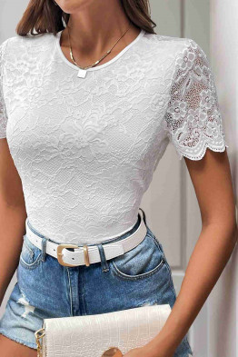Scallop Lace Bodysuit