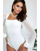 Aria Moon White Bodysuit
