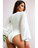Aria Moon White Bodysuit