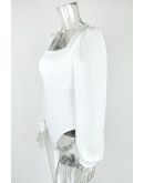 Aria Moon White Bodysuit