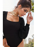 Aria Black Bodysuit