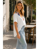 Sunny Thread Crochet Tee