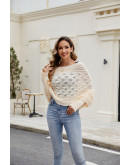 Wrap Me Leaf Knit in Apricot