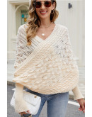 Wrap Me Leaf Knit in Apricot