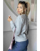 Sequin Bow Knit Sweater