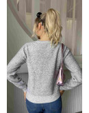 Sequin Bow Knit Sweater
