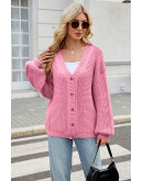 Comfy Streetwear Pink Cardigan