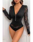 Nocturne Lace V-Neck Bodysuit