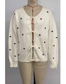 Flirty Heart Knit Cardigan