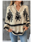 Folk Print Muse Blouse
