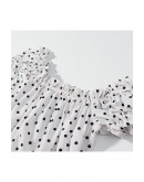 Lucy Polka Dot Smocked Top