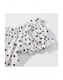 Lucy Polka Dot Smocked Top