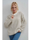 Sahara Stripe Slouch Sweater