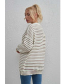 Sahara Stripe Slouch Sweater