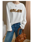 Fluff Font Crewneck Tee