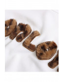 Fluff Font Crewneck Tee
