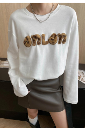 Fluff Font Crewneck Tee