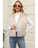 Stylish Apricot Layering Vest