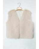 Stylish Apricot Layering Vest