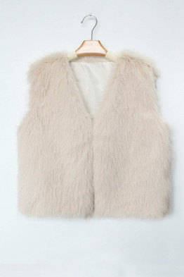 Stylish Apricot Layering Vest