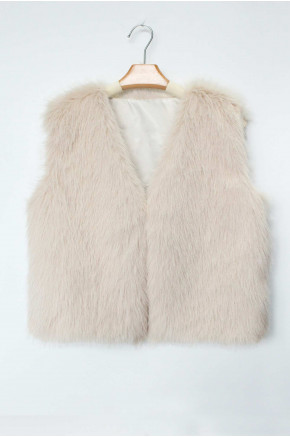 Stylish Apricot Layering Vest