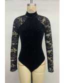 Midnight Muse Black Lace Bodysuit