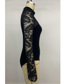 Midnight Muse Black Lace Bodysuit