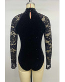 Midnight Muse Black Lace Bodysuit