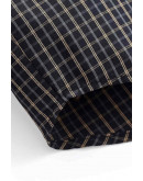 Awesome Jade Necktie Plaid Blouse