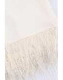 Clara Fringe Cowl Neck Top