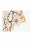Harriet Mosaic Button Top