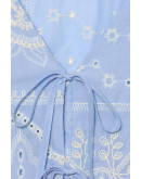 Ava Scallop Tie Front Top